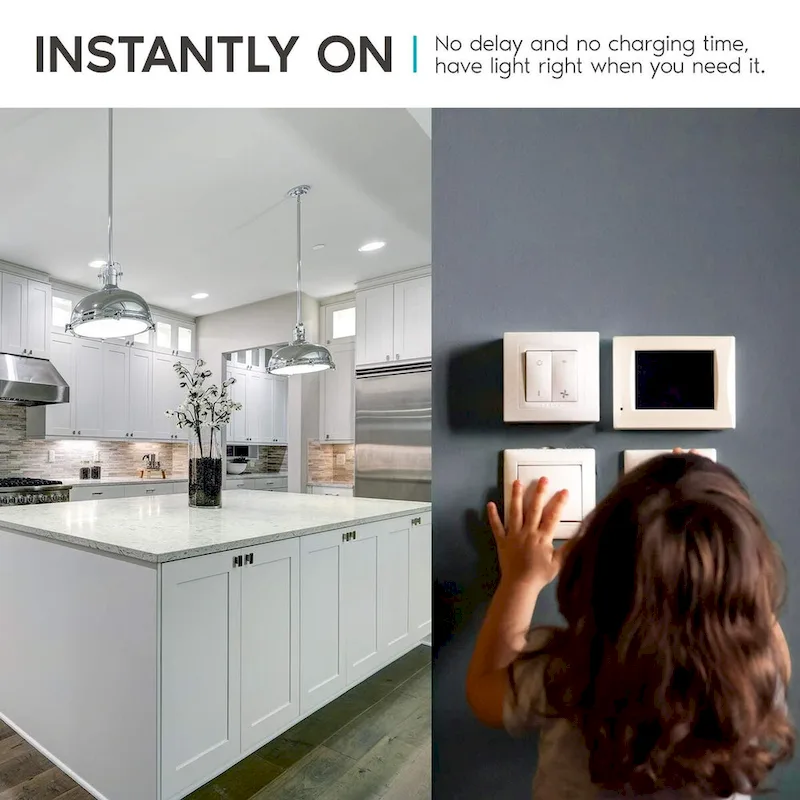 Luxrite A19 LED Light Bulbs 100W Equivalent Dimmable, 1600 Lumens, Enclosed Fixture Rated, Energy Star, E26 Base 4-Pack