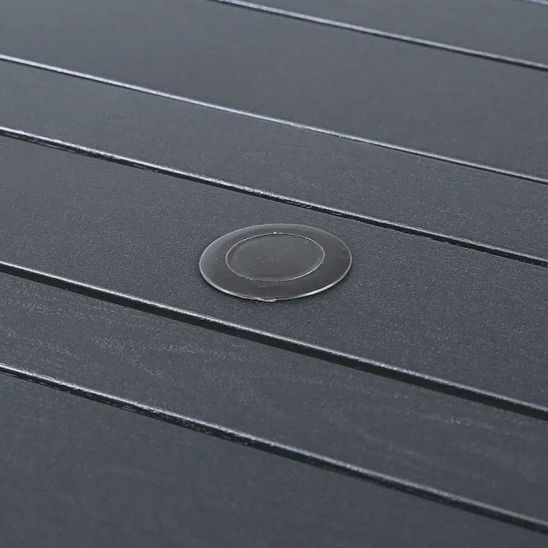 Dining Set with 6 Swivel Chairs and 1 Rectangle Metal Table