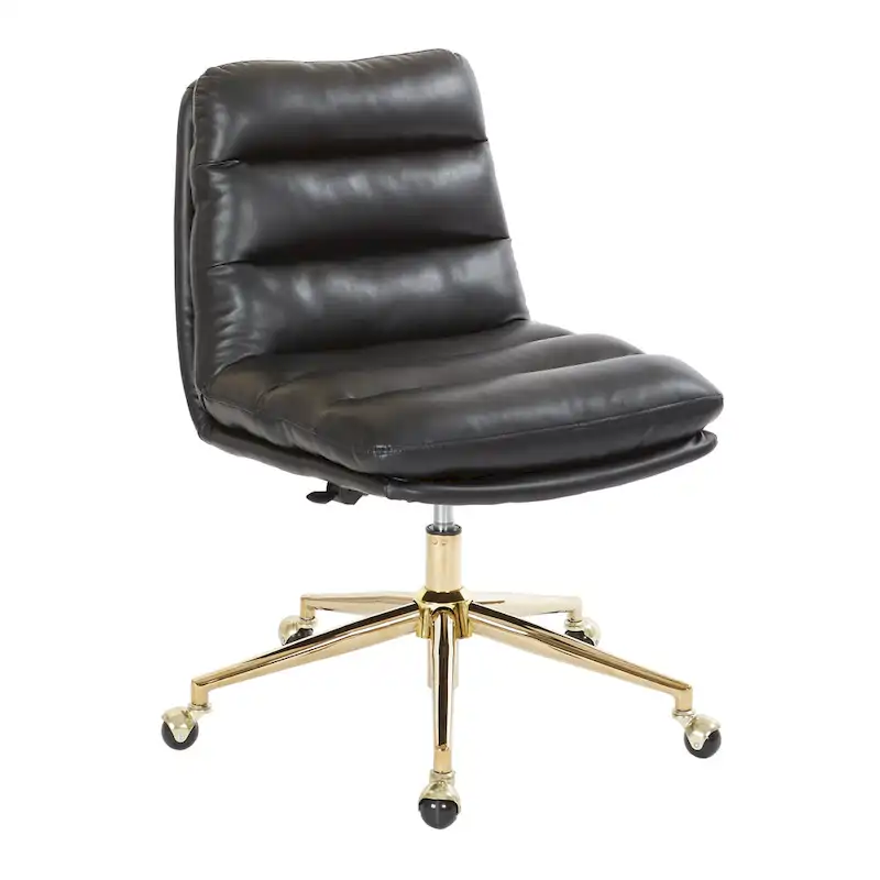 Legacy Swivel Office Chair in Faux Leather