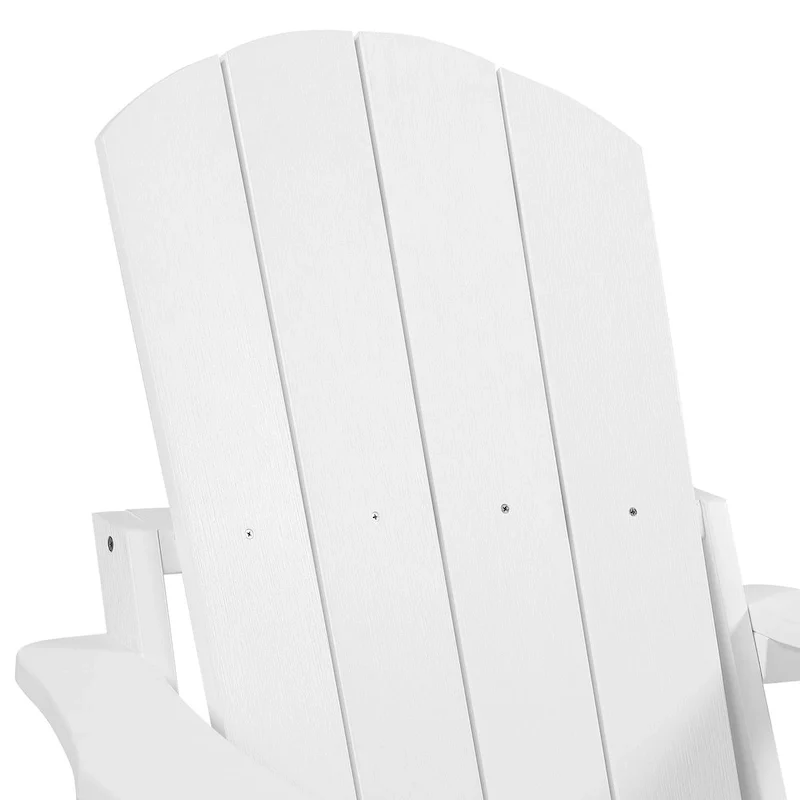 Seaton Folding Poly Adirondack Chair with Pull-out Ottoman, Set of 2