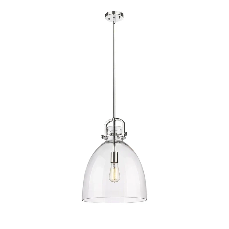 Innovations Lighting Newton Bell - 1 Light 14  Stem Hung Pendant