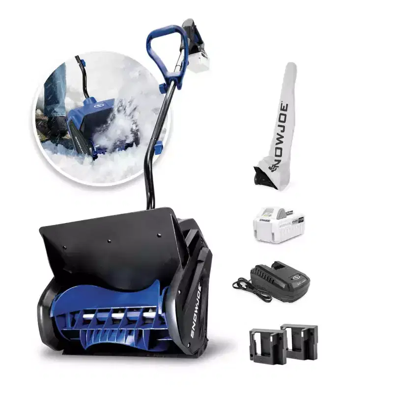 Restored Snow Joe 24V-SS13-XR-ULT | 24V 13 in. Cordless Snow Shovel Kit | W/ 5.0-Ah Battery, Charger, Cover & Battery Holders (Refurbished)
