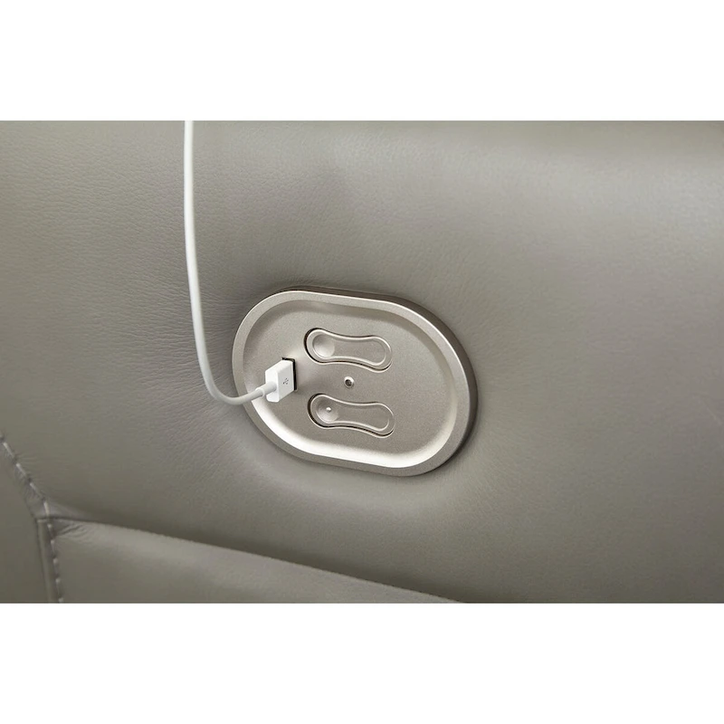 Signature Design by Ashley Dunleith 3-Piece Power Reclining Sectional Loveseat with Console