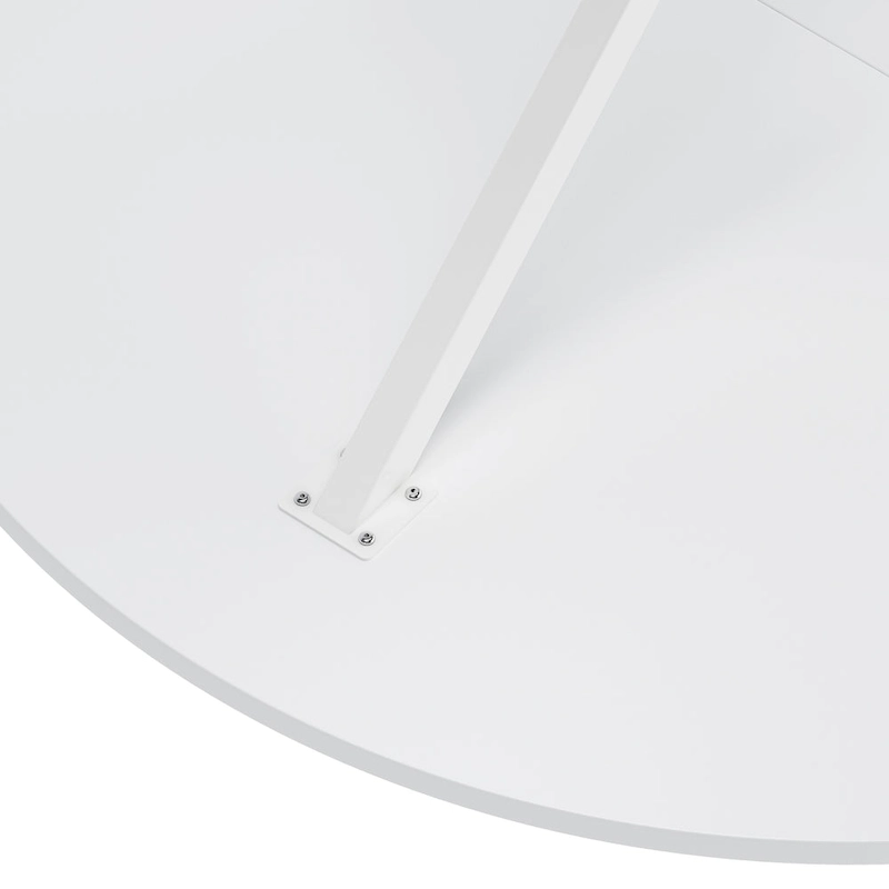 42.13 Modern Cross Leg Round Dining Table