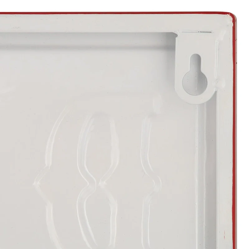 Dad's BBQ Metal Wall Sign - 23  - Red