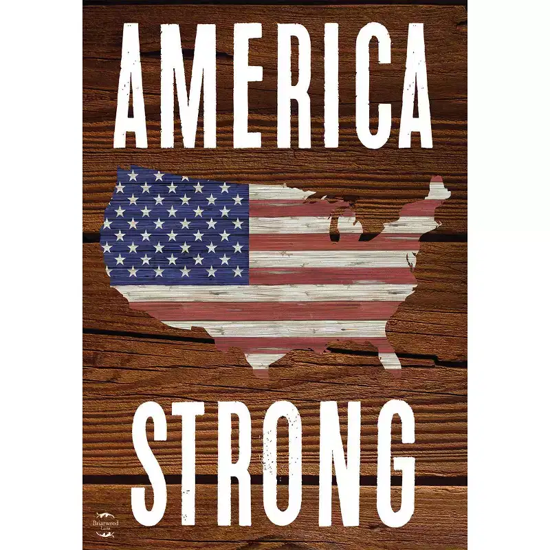 Briarwood Lane Everyday Double Sided Garden Flag 18x12.5 For Outdoor America Strong Patriotic Garden Flag Flag Garden Flag Flags For Outside