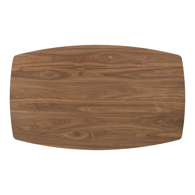 Mid-century Walnut Wood Counter Height Table