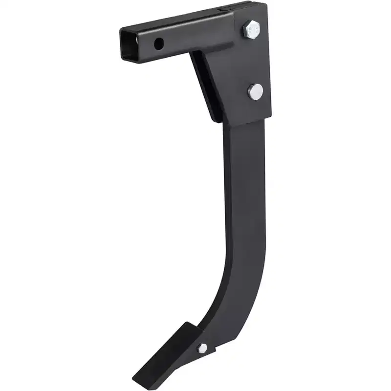 VEVOR Hitch Mounted Ripper, 16\ Shank Length Box Scraper Shank, 4 Hole Site Box Blade for Tractor, 2 Locating Pins Ripper Shank, Black