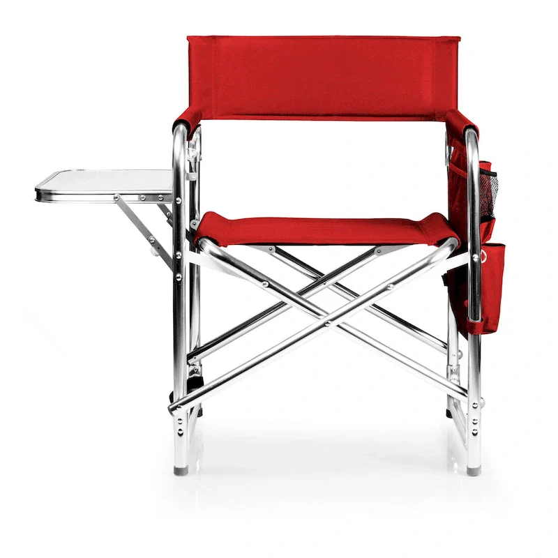 Picnic Time Portable Red Sports Chair