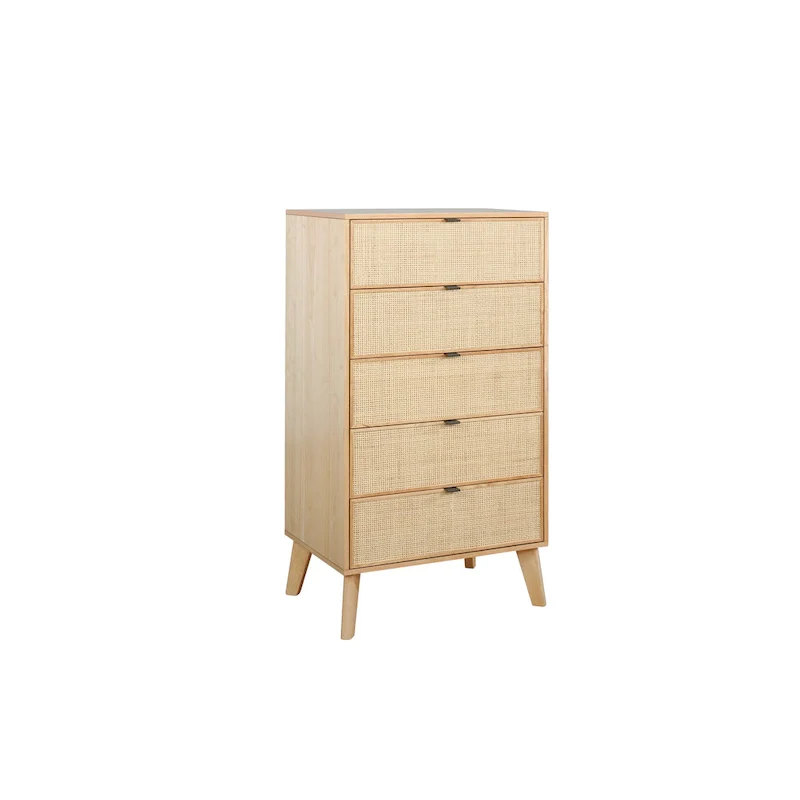 Adelphi Rattan 5-Drawer Chest