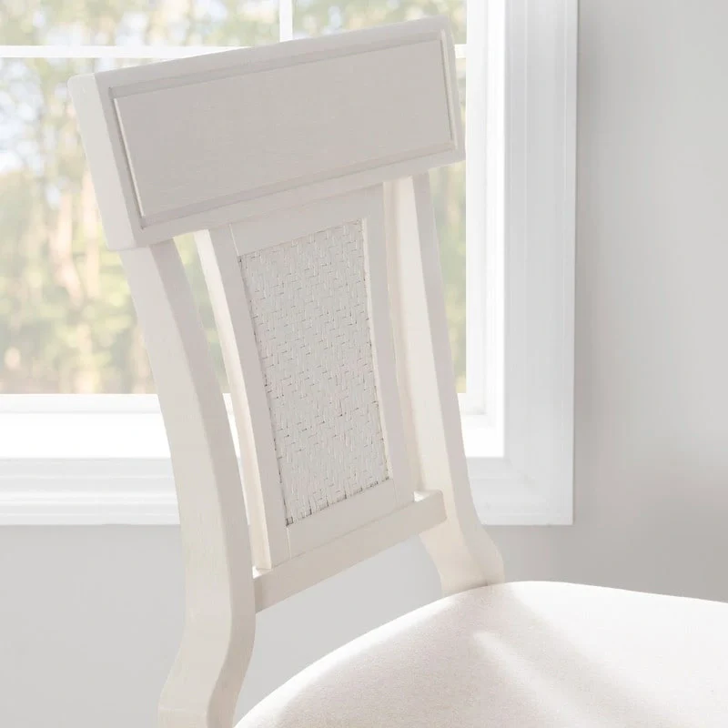 Ryder Handwoven Rattan Farmhouse Bar Stool