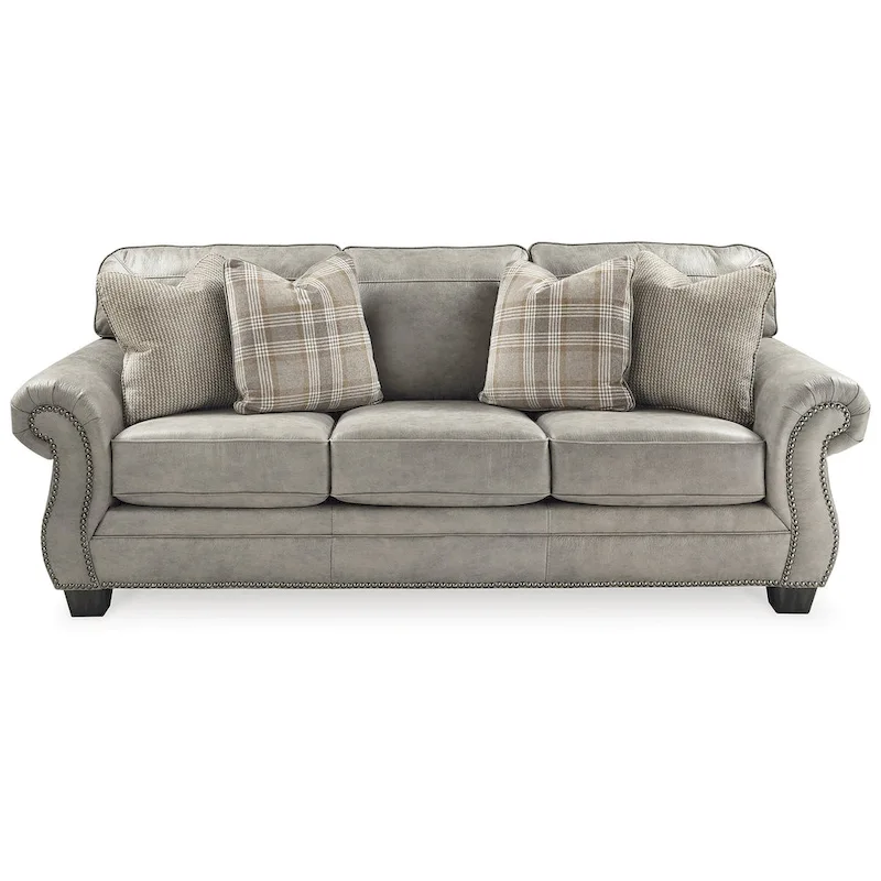 Signature Design by Ashley Olsberg Steel Sofa - 91 W x 38 D x 38 H