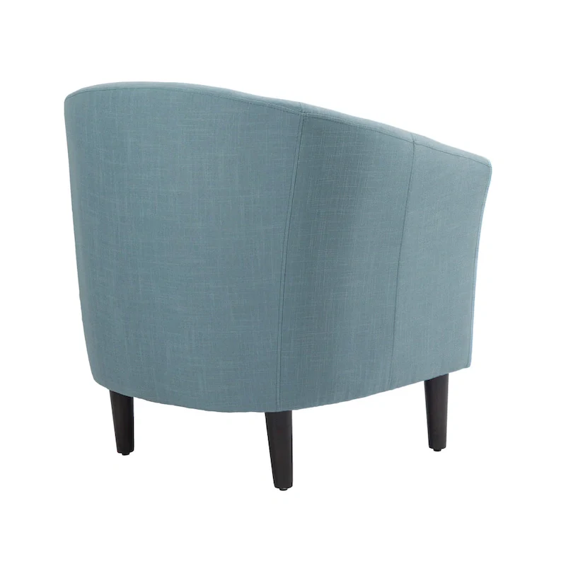 Linen Barrel Accent Chairs - Beige/Blue/Grey/Khaki/Light Grey, Modern Design