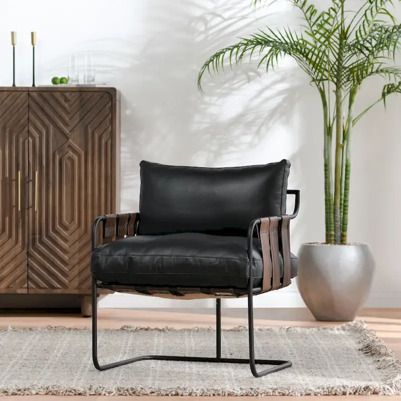 Leather Accent Chair
