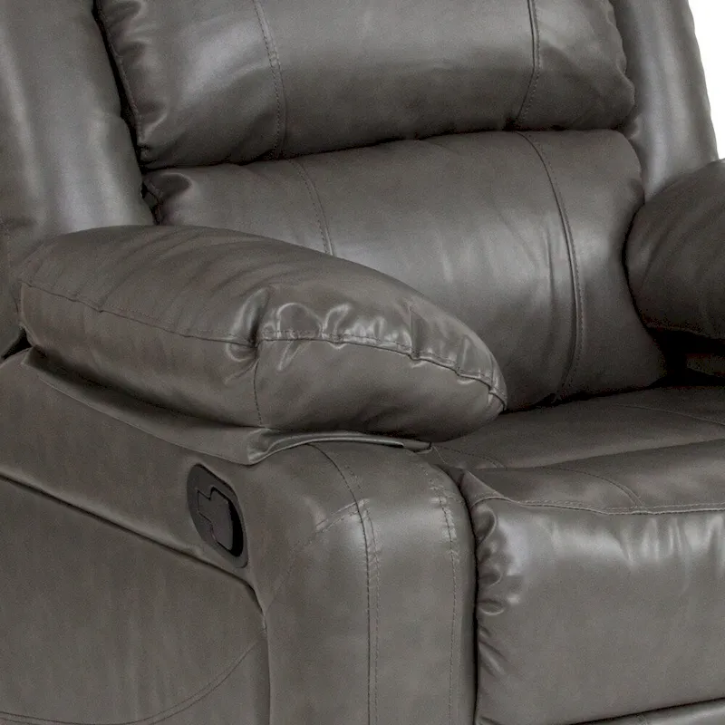 Microfiber Pillow Back Recliner