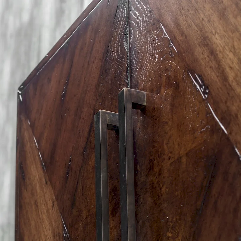 Uttermost Liri Deep Mahogany Accent Cabinet