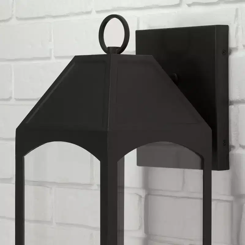 Capital Lighting Burton 1 - Light Wall Light in Black