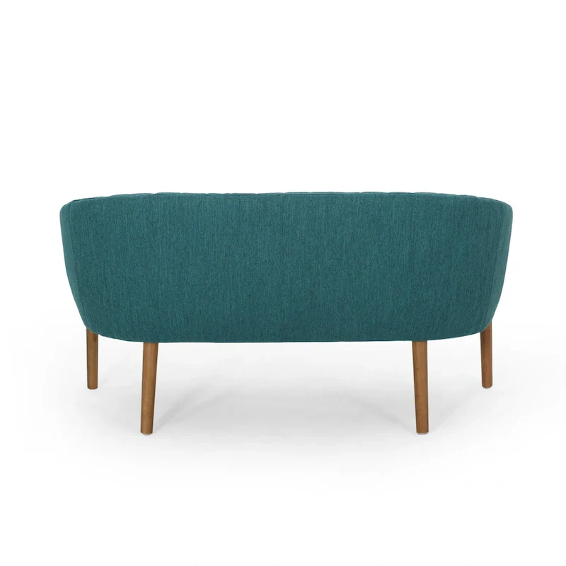 Galena Mid-century Modern Glam Loveseat by Christopher Knight Home