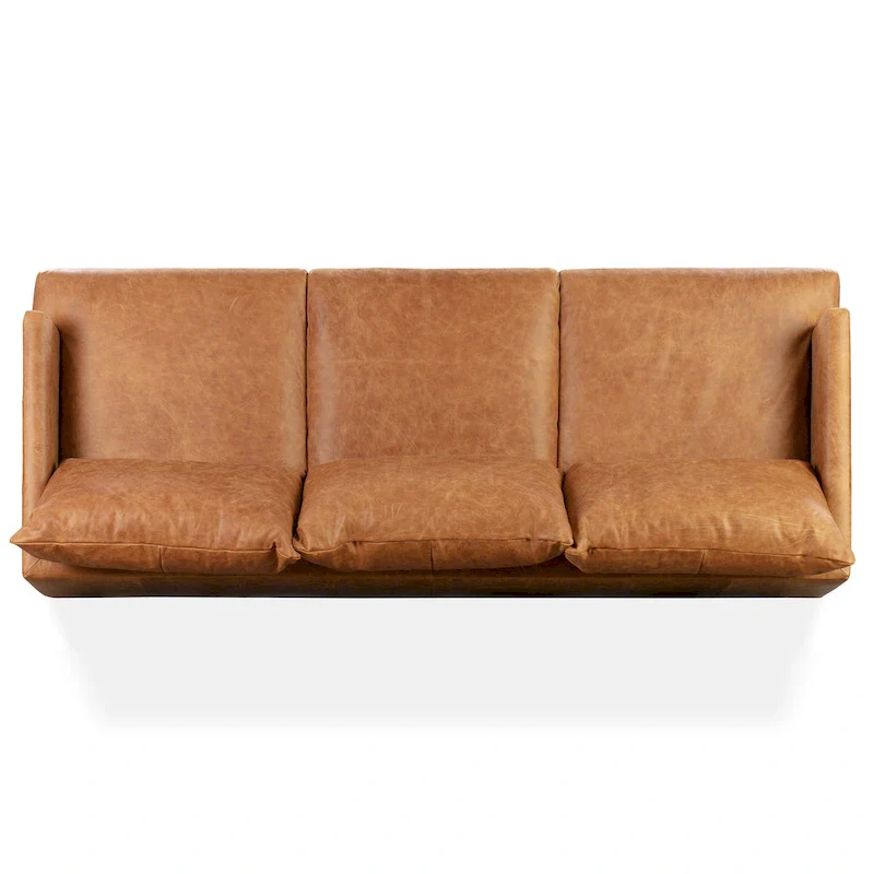 Poly & Bark Girona 88  Sofa - Full Grain Genuine Italian Leather