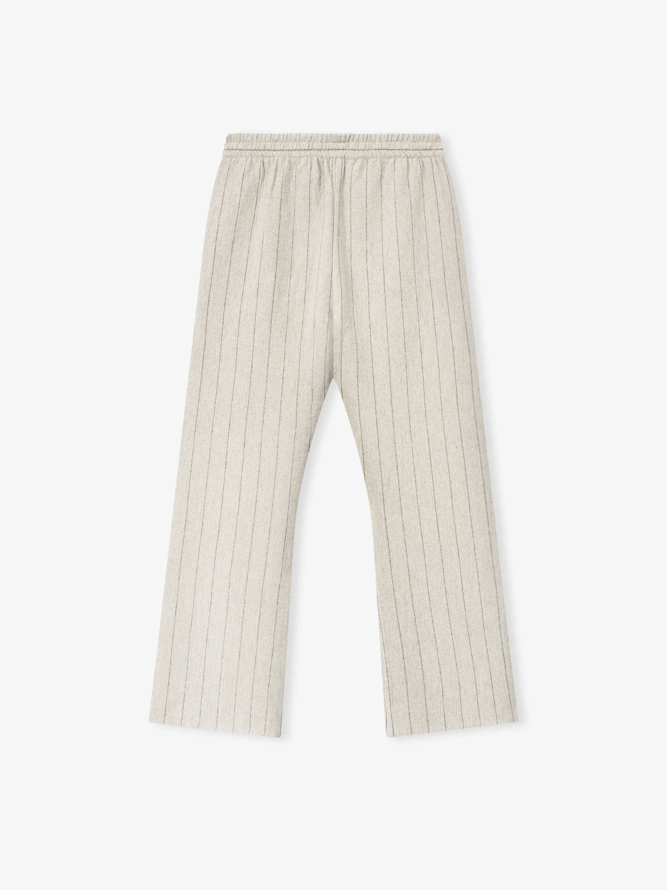 Double Face Wool Baseball Flared Pants