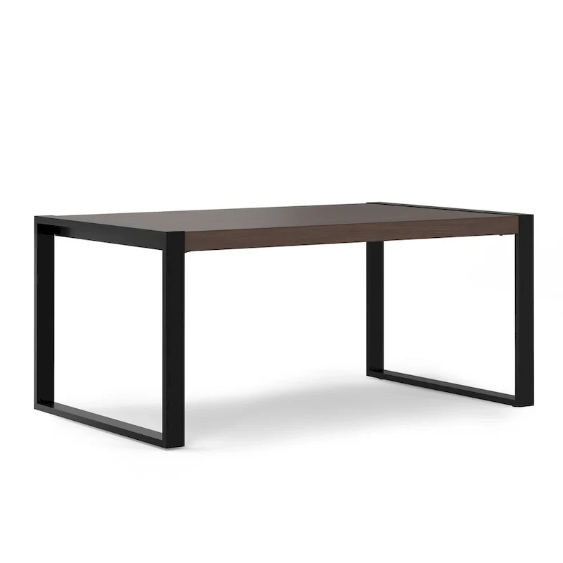66 x 40 Inch Rectangle Modern Industrial Dining Table
