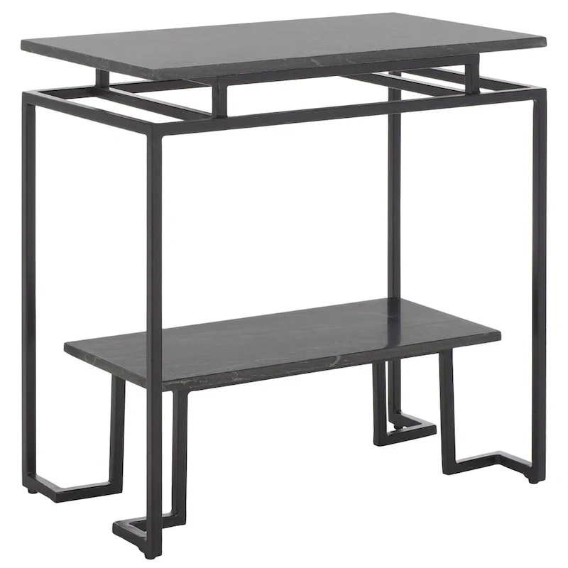 SAFAVIEH Malvina Single Shelf Rectangle Accent Table - 24 L x 14 D x 24 H - 24Wx14Dx24H