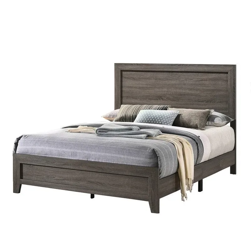 Anastasia Panel Bed - Classic Wood Bedroom Furniture