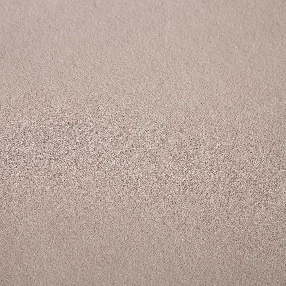 Solid Wood and Cane Sofa Bed, Taupe Velvet with Black Frame