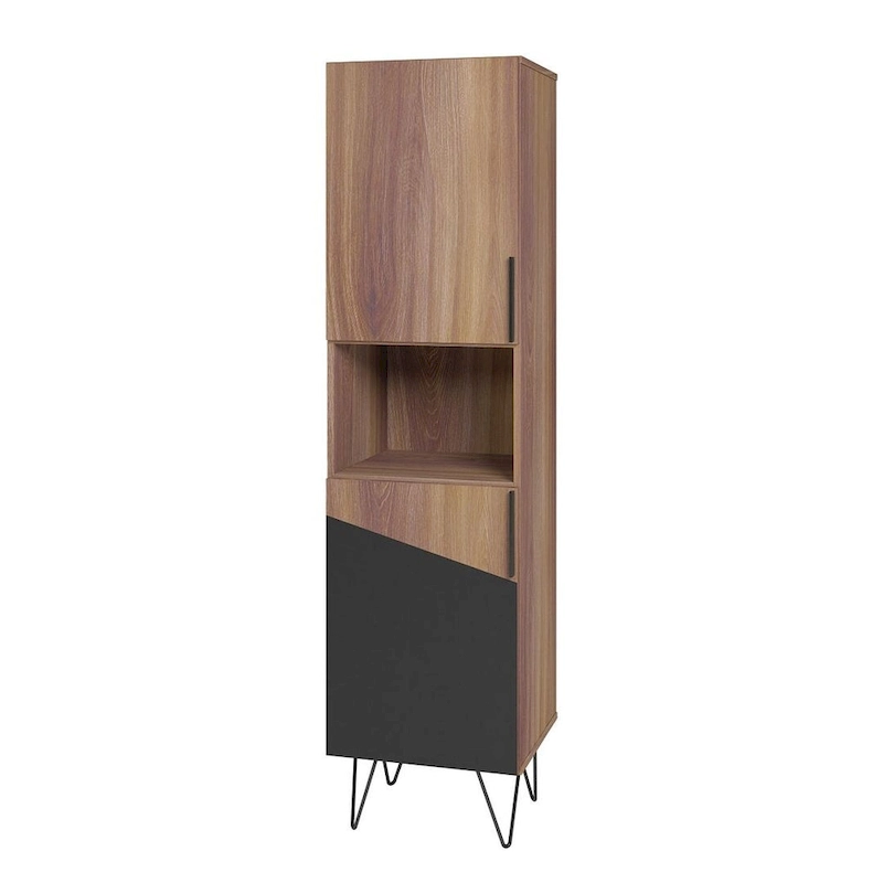 Beekman 17.51 Narrow Bookcase Cabinet with 5 Shelves
