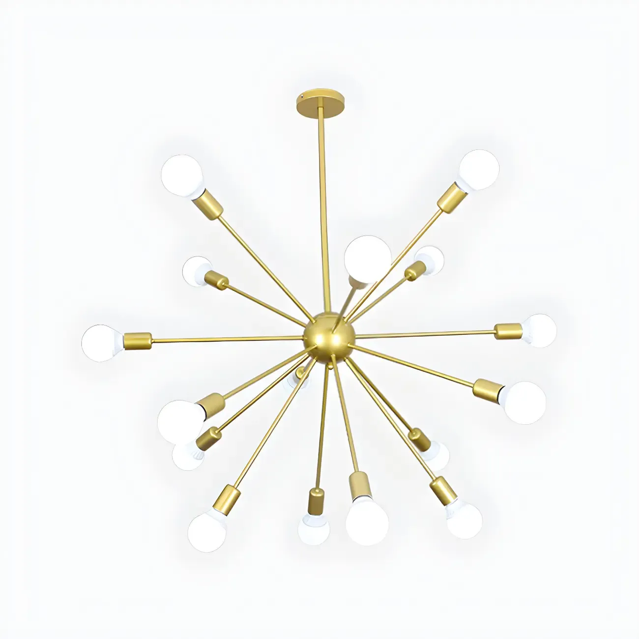 Modern LED Gold Globe Sputnik Chandelier