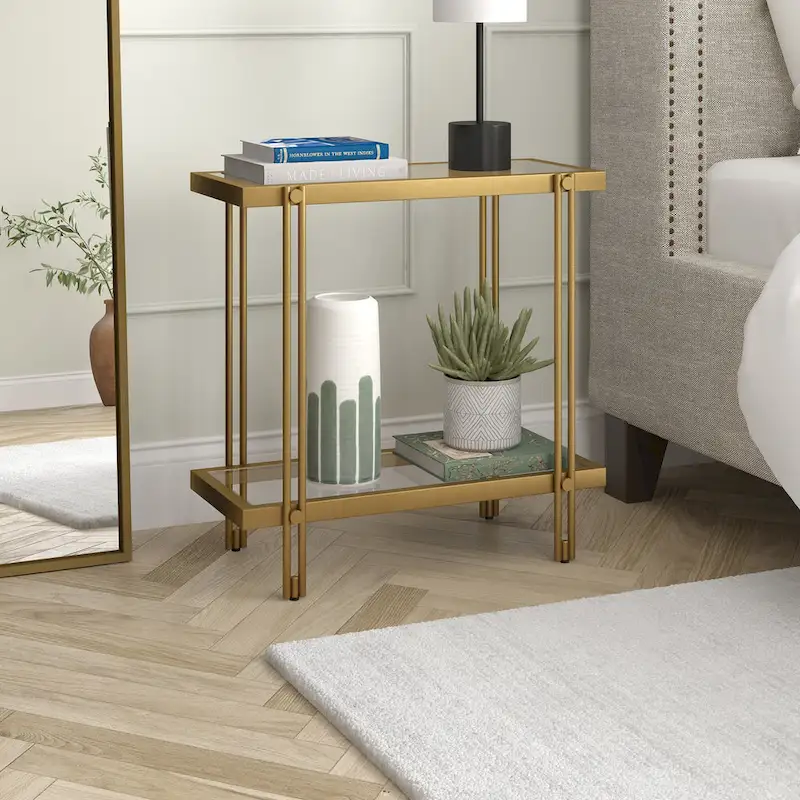 24 Wide Rectangular Side Table