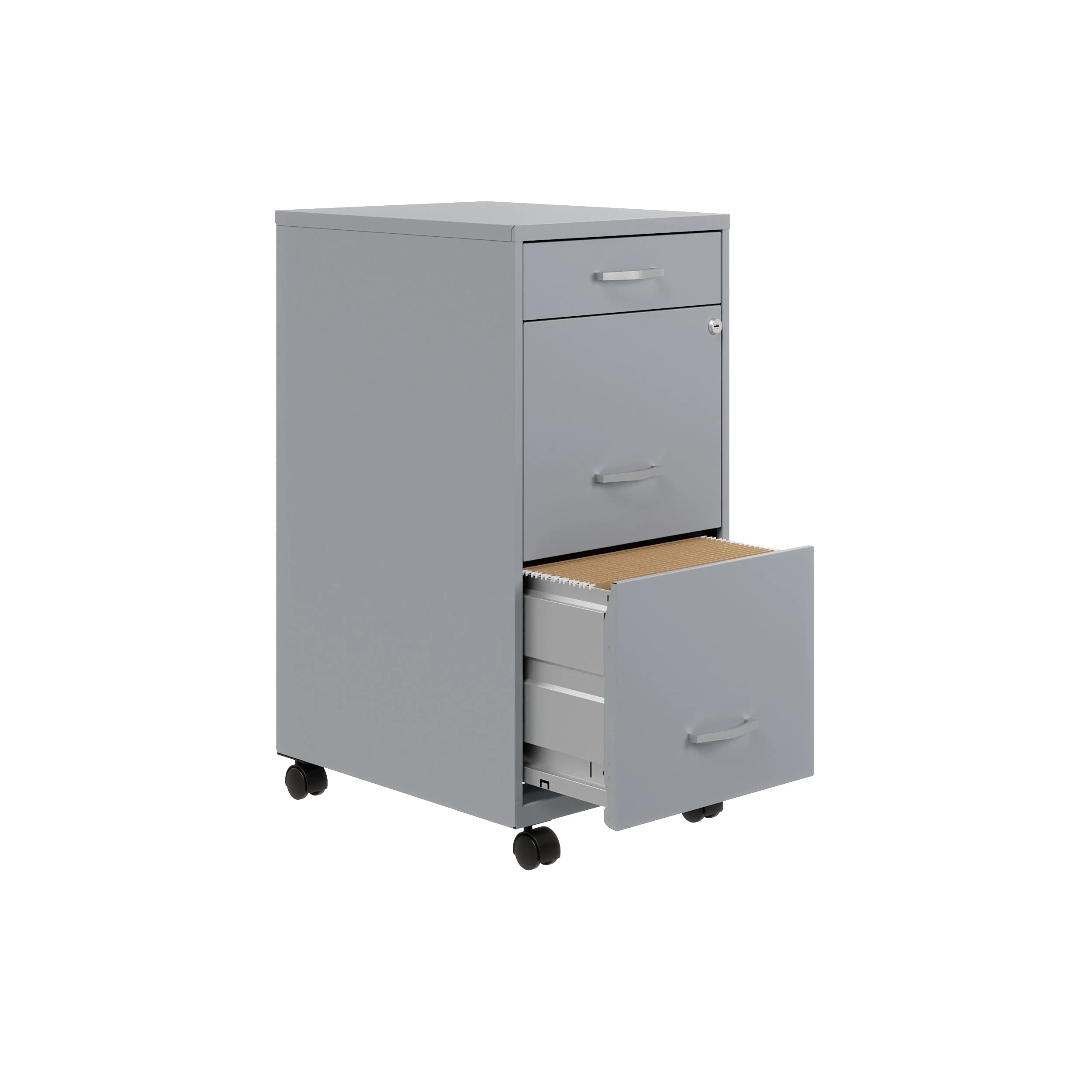 Space Solutions 18 Deep 3 Drawer Metal File Cabinet