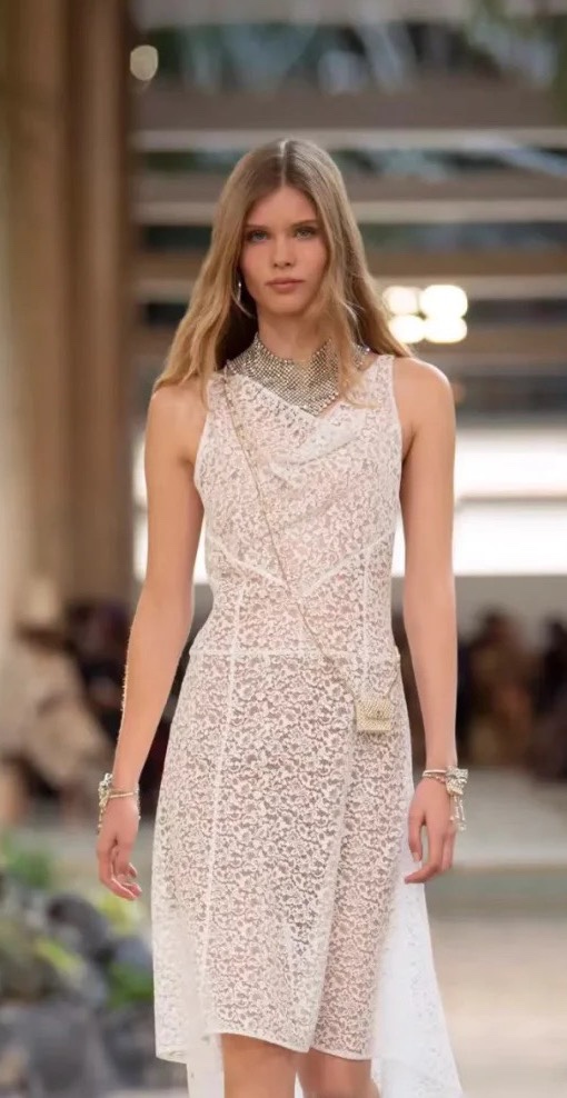 CCL122 Chanel handmade pearl bag long pearl chain necklace - ccjewelryacc