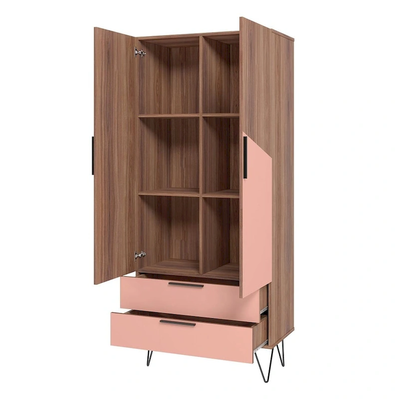Beekman 67.32 Tall Cabinet with 6 Shelves