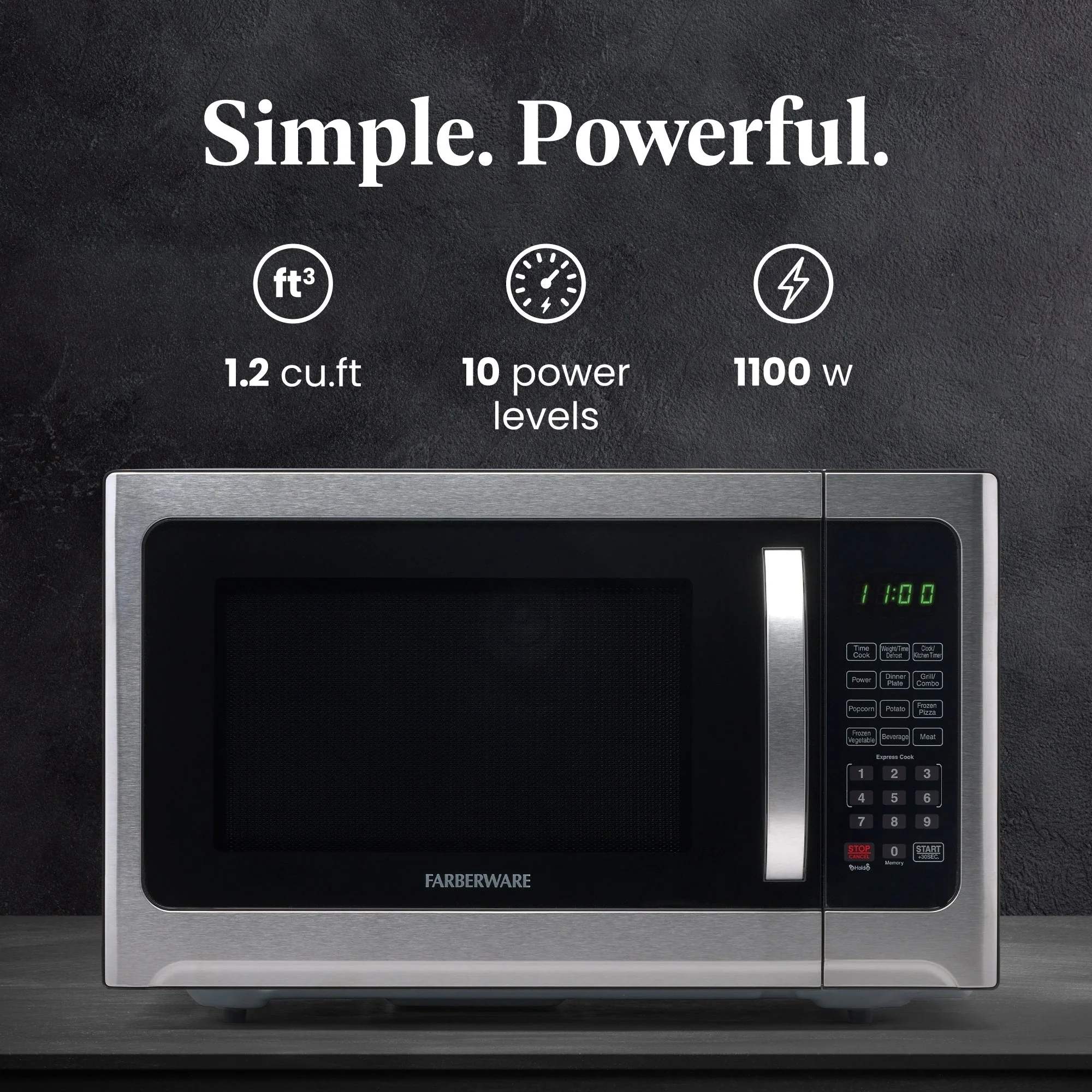Professional 1.2 Cu.Ft. Microwave and Grill Oven