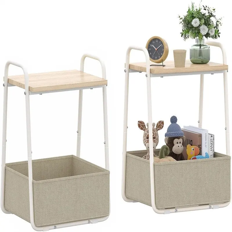 Side Table Set of 2 - 16.93D x 14.57W x 24.02H