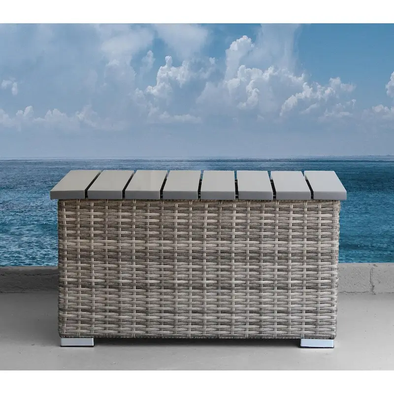 Swivel Rocker Grey 3 Piece Sectional Seating Group With Cushion