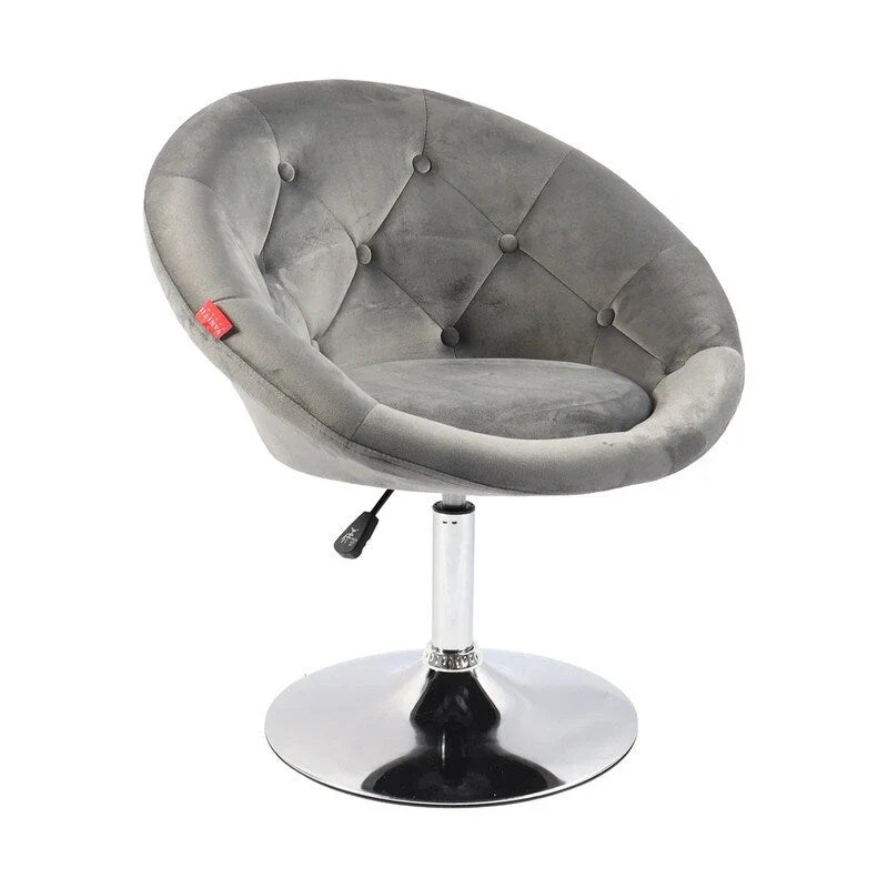 VANITII Accent Chair Swivel Vanity Chair Office Desk Chair Modern Height Adjustable Pink/Grey/White