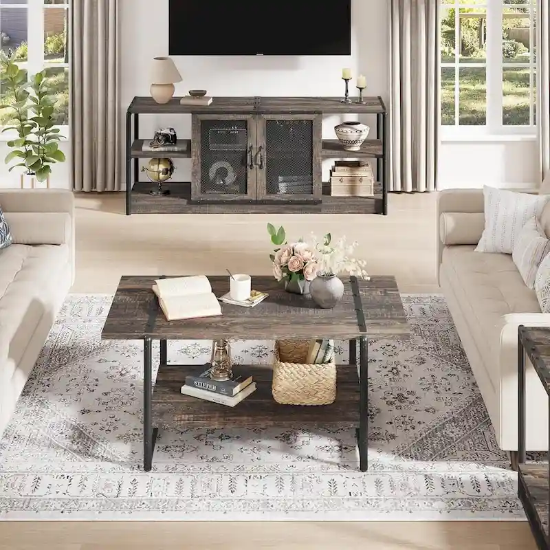 65-Inch Long Wooden TV Stand