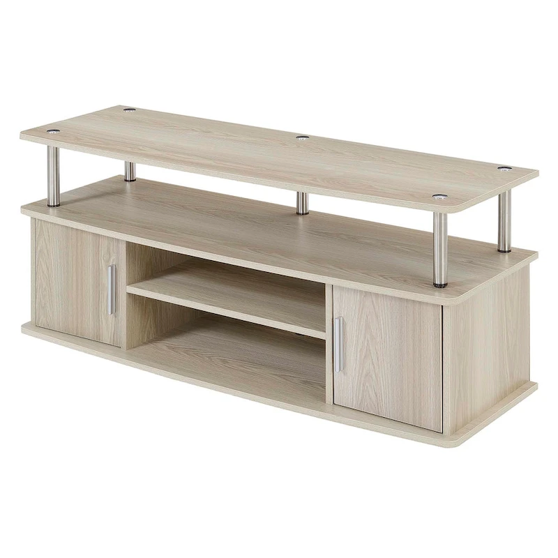 Convenience Concepts Designs2Go Monterey 55 inch TV Stand with Cabinets and Shelves