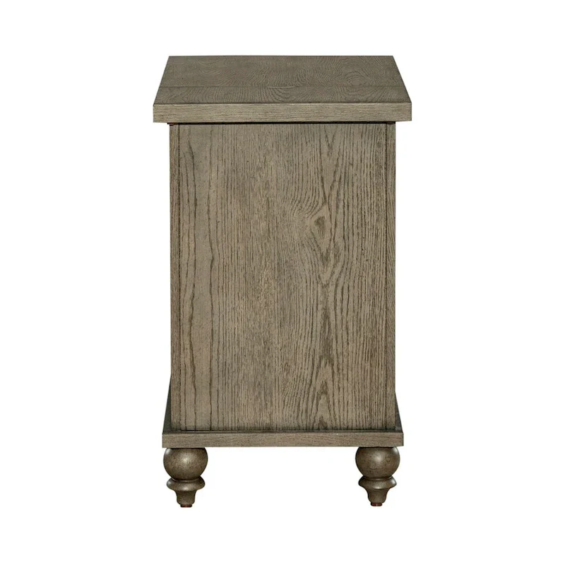Americana Farmhouse Dusty Taupe Chairside Table