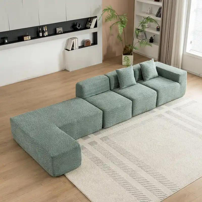 Sectional Sofa Full-compressed Sofa Couch Free-combined Sofa