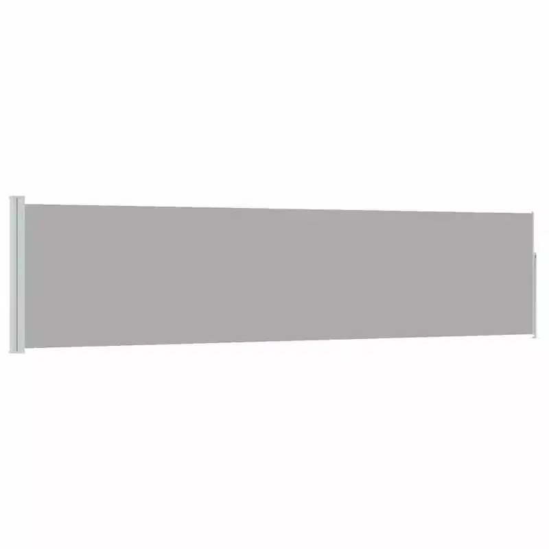 vidaXL Side Awning Grey