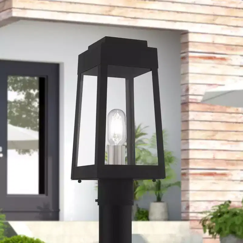Livex Lighting Oslo 1 - Light Post Light in Black