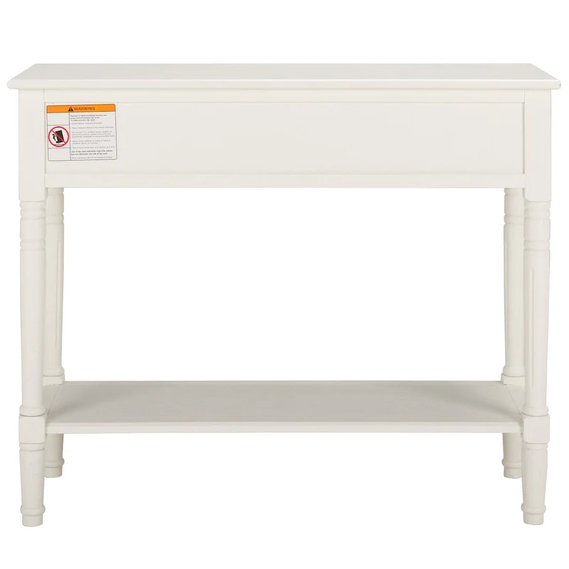 SAFAVIEH Camilla Grey 2-Drawer Console Table - 35.8 x 13.8 x 29.5 - 36Wx14Dx30H