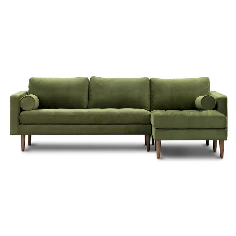 Poly & Bark Napa 104.5 Fabric Right Sectional Sofa