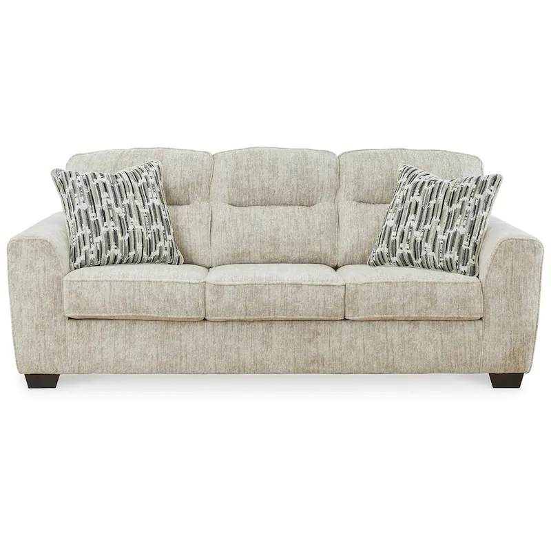 Lonoke Parchment Sofa - 90W x 38D x 40H