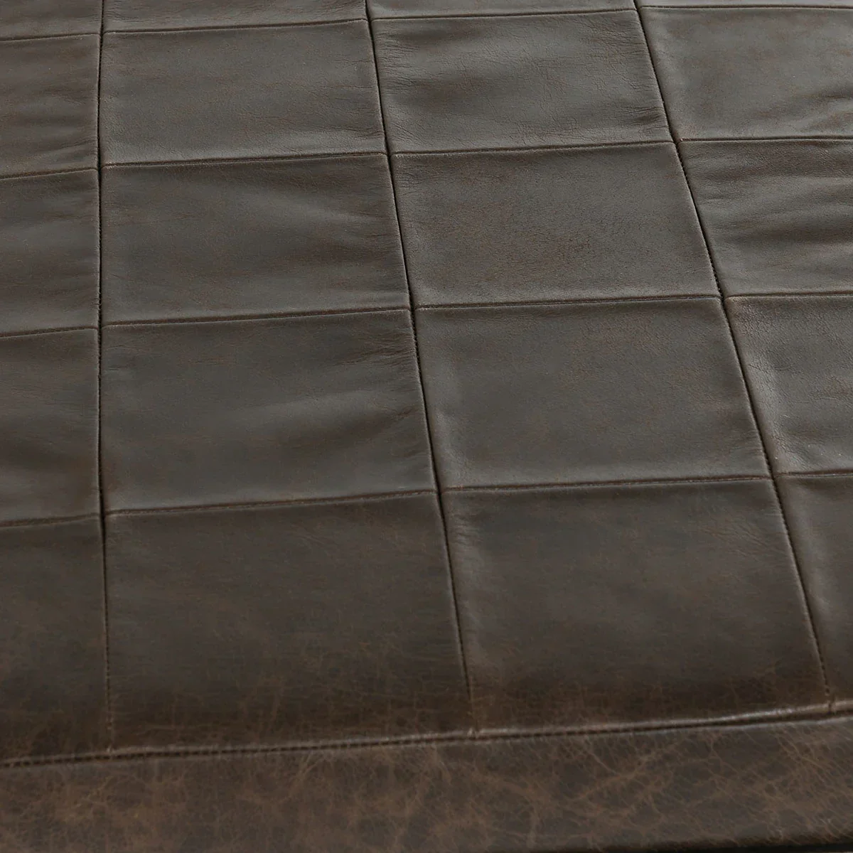 Malo Leather Bench - Cocoa Brown