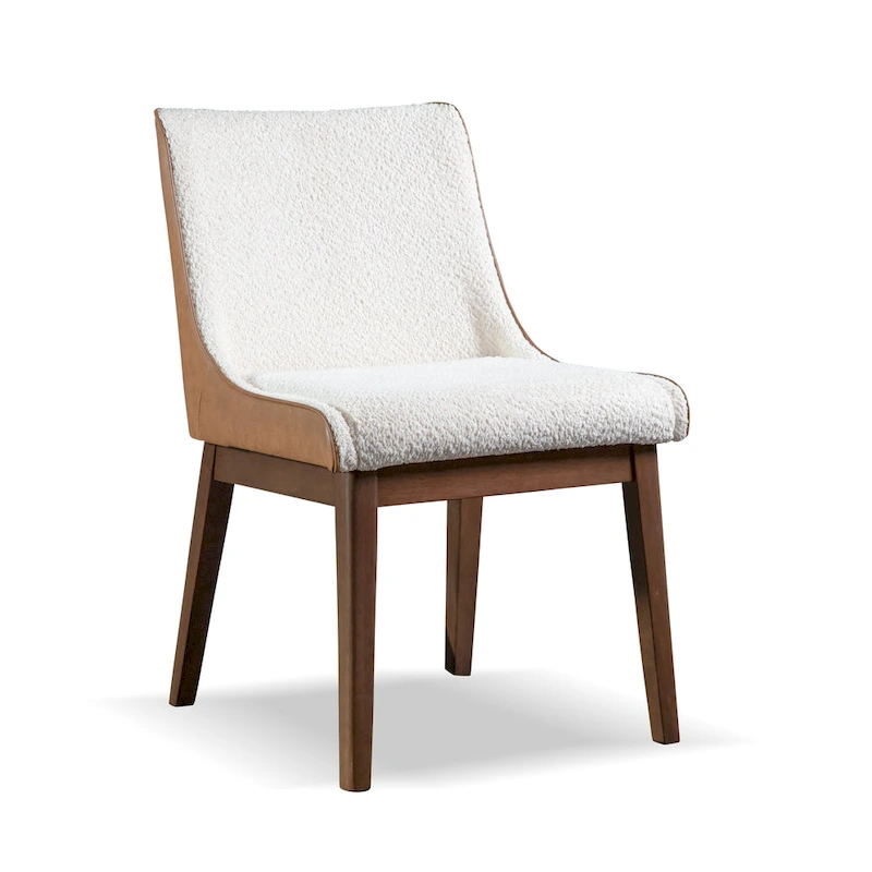 Furniture of America Beau I Mid-century Walnut 5-Piece Rectangle Dining Table Set