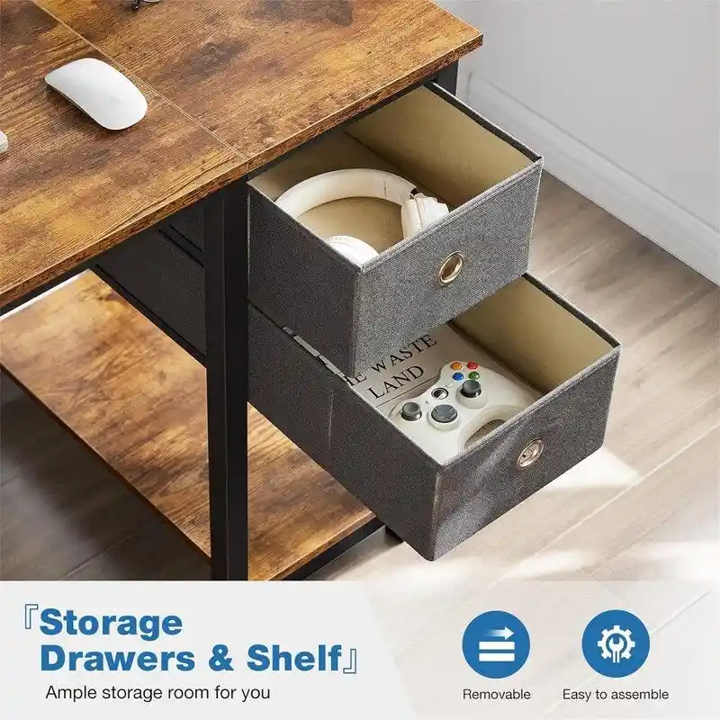 Computer Desk with Drawers